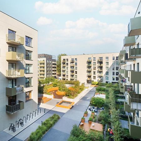 Luksusowe Studio W Lodzi Z Biurkiem, Balkonem I Klimatyzatorem By Renters Prestige Exterior foto