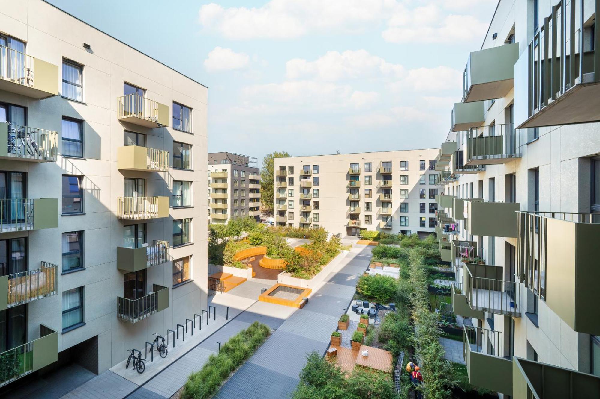 Luksusowe Studio W Lodzi Z Biurkiem, Balkonem I Klimatyzatorem By Renters Prestige Exterior foto
